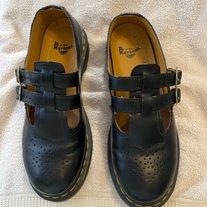 Dr. Martens black leather Mary Janes size 9W